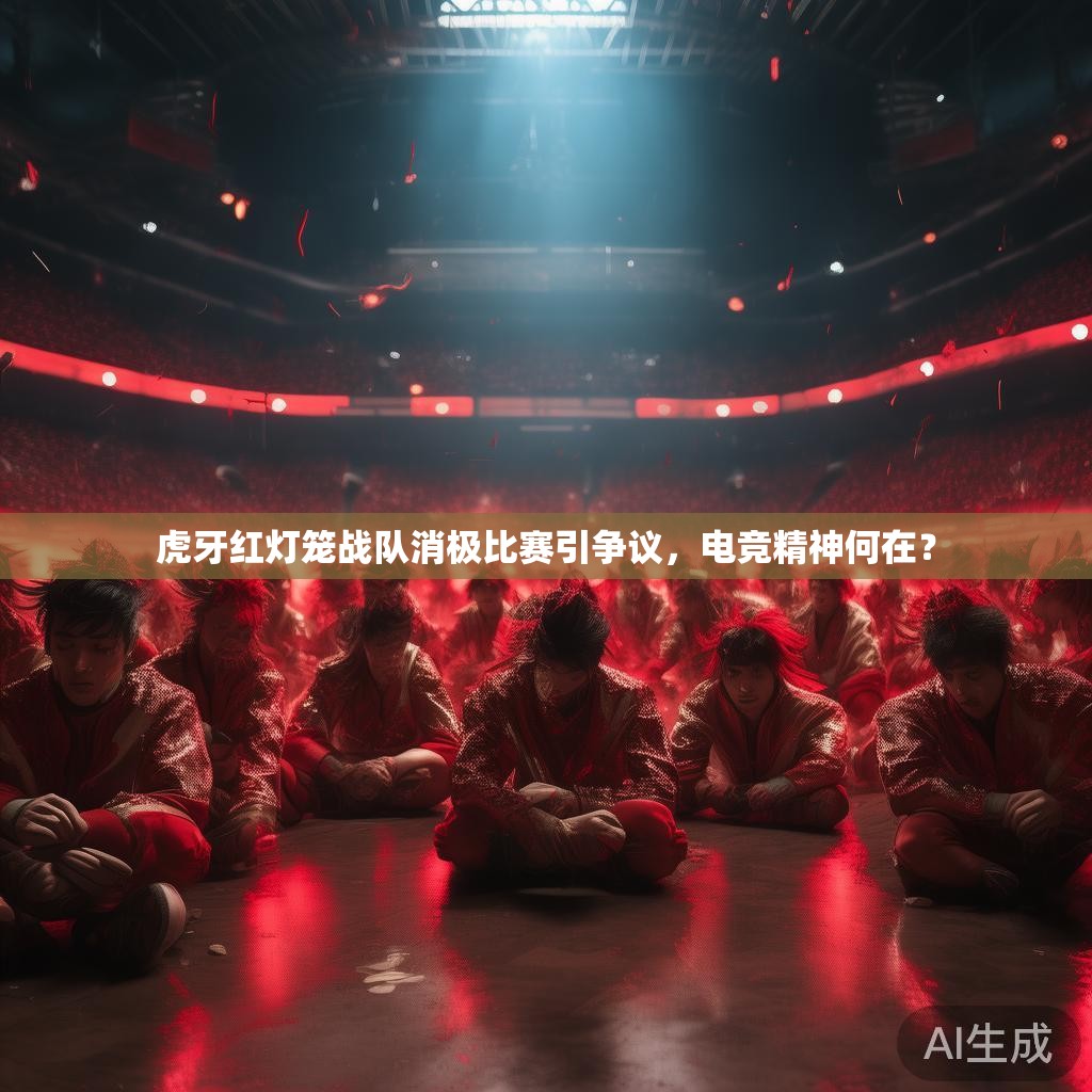 虎牙红灯笼战队消极比赛引争议，电竞精神何在？
