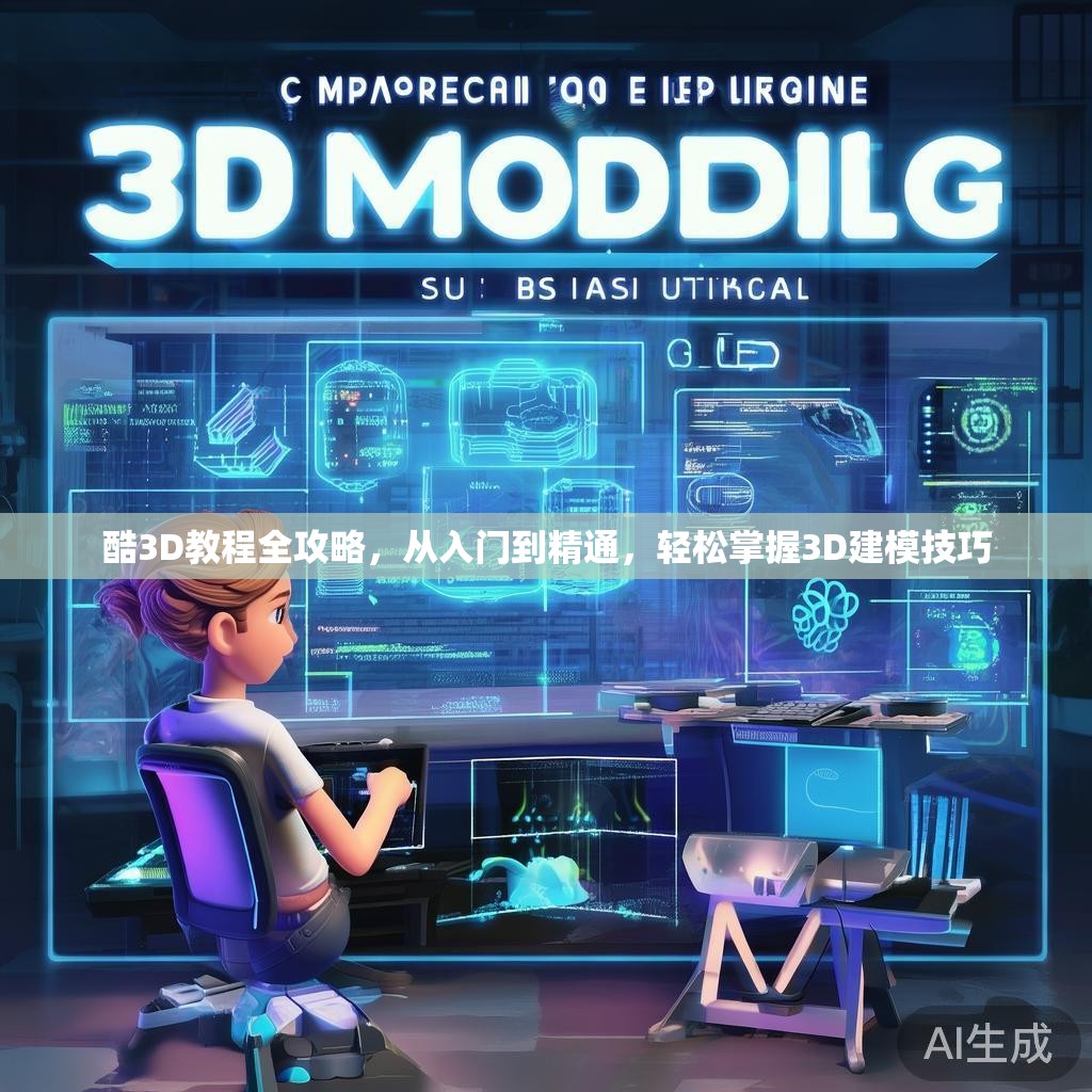 酷3D教程全攻略，从入门到精通，轻松掌握3D建模技巧