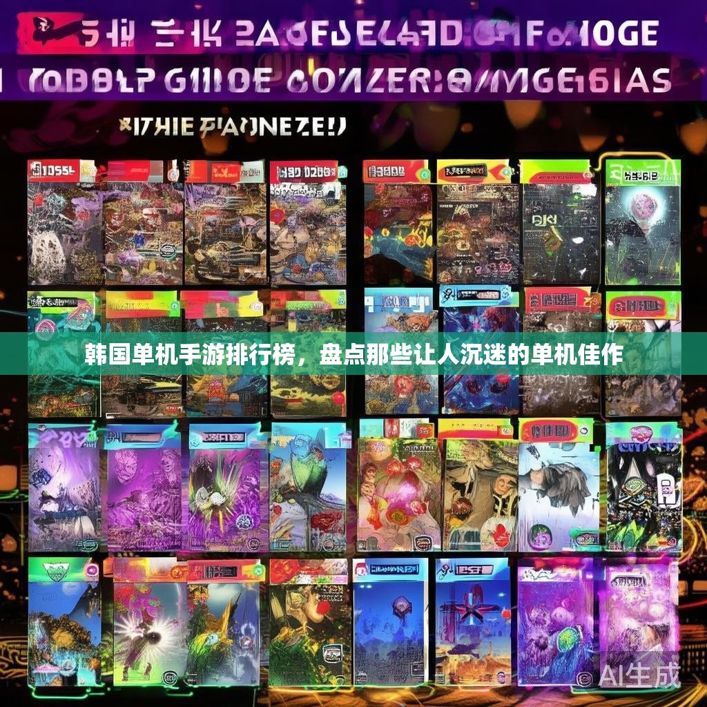 韩国单机手游排行榜，盘点那些让人沉迷的单机佳作