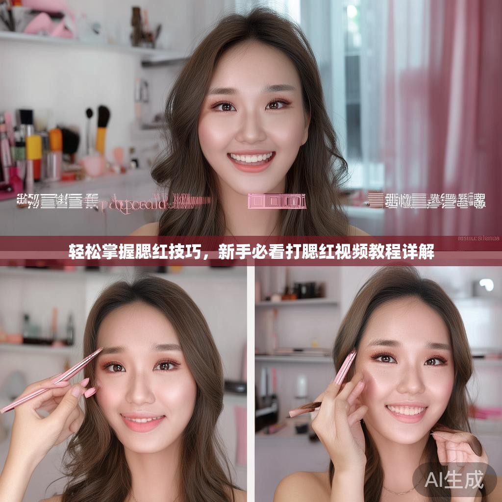 轻松掌握腮红技巧,新手必看打腮红视频教程详解 轻松掌握腮红技巧,新手必看打腮红视频教程详解