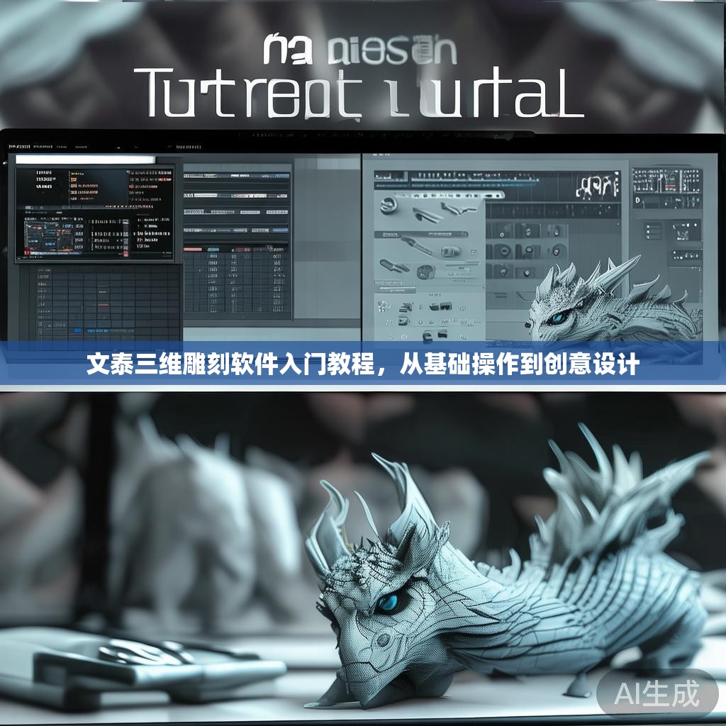 文泰三维雕刻软件入门教程，从基础操作到创意设计