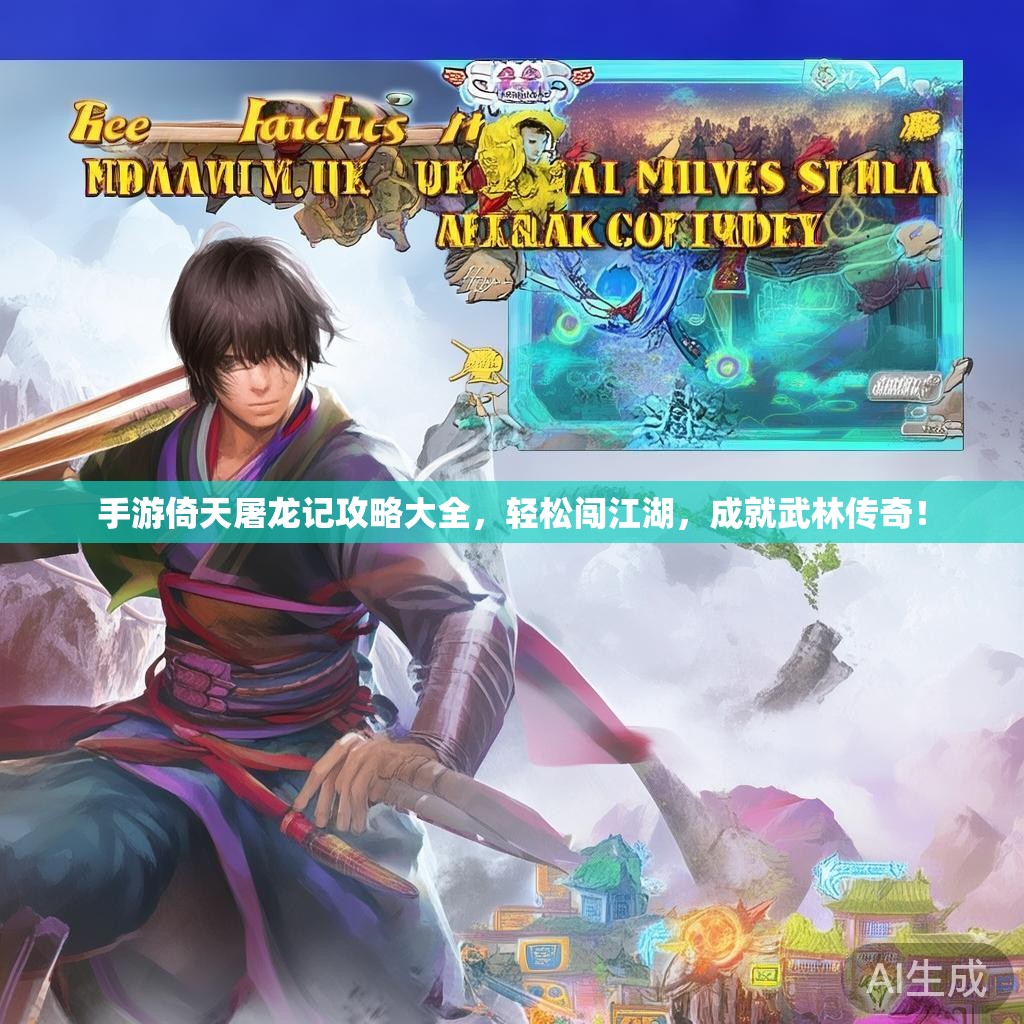 手游倚天屠龙记攻略大全，轻松闯江湖，成就武林传奇！