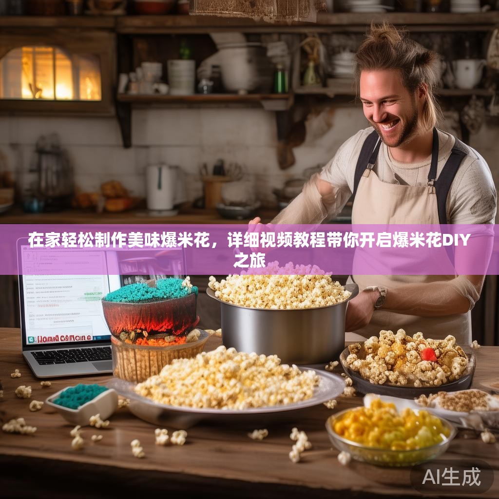 在家轻松制作美味爆米花，详细视频教程带你开启爆米花DIY之旅