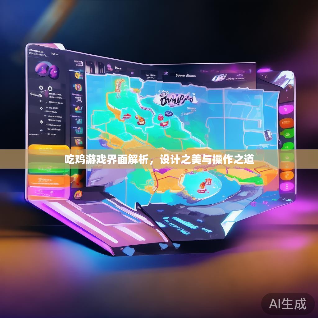 吃鸡游戏界面解析，设计之美与操作之道