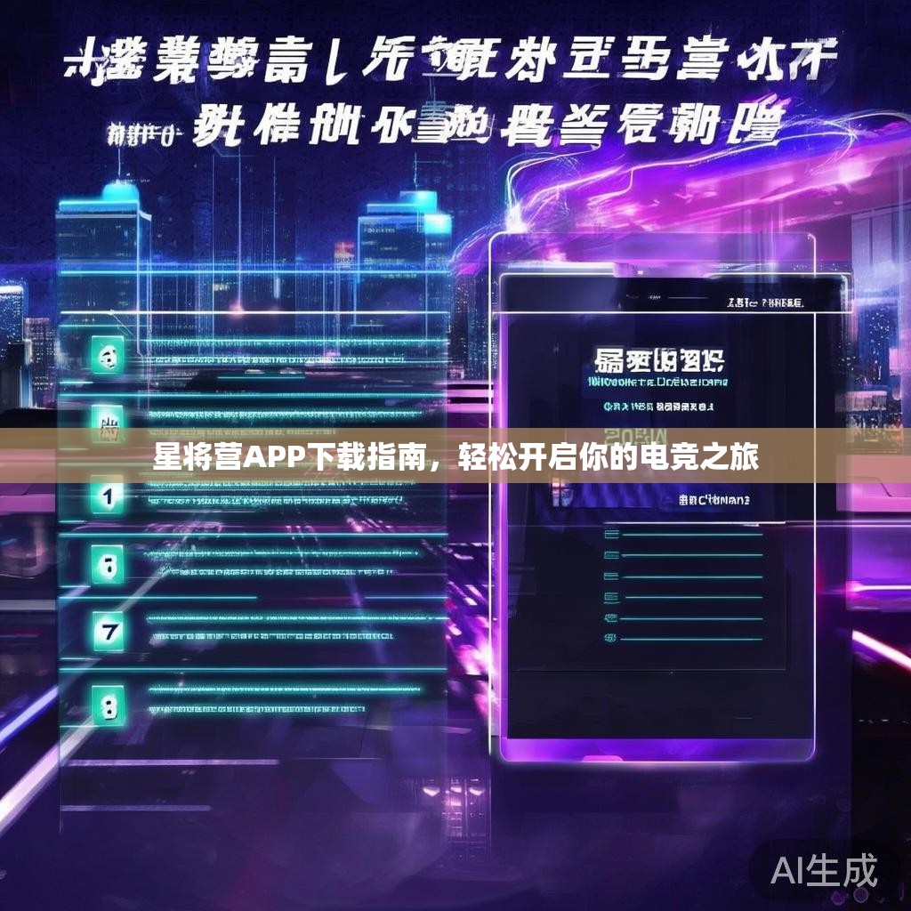 星将营APP下载指南，轻松开启你的电竞之旅
