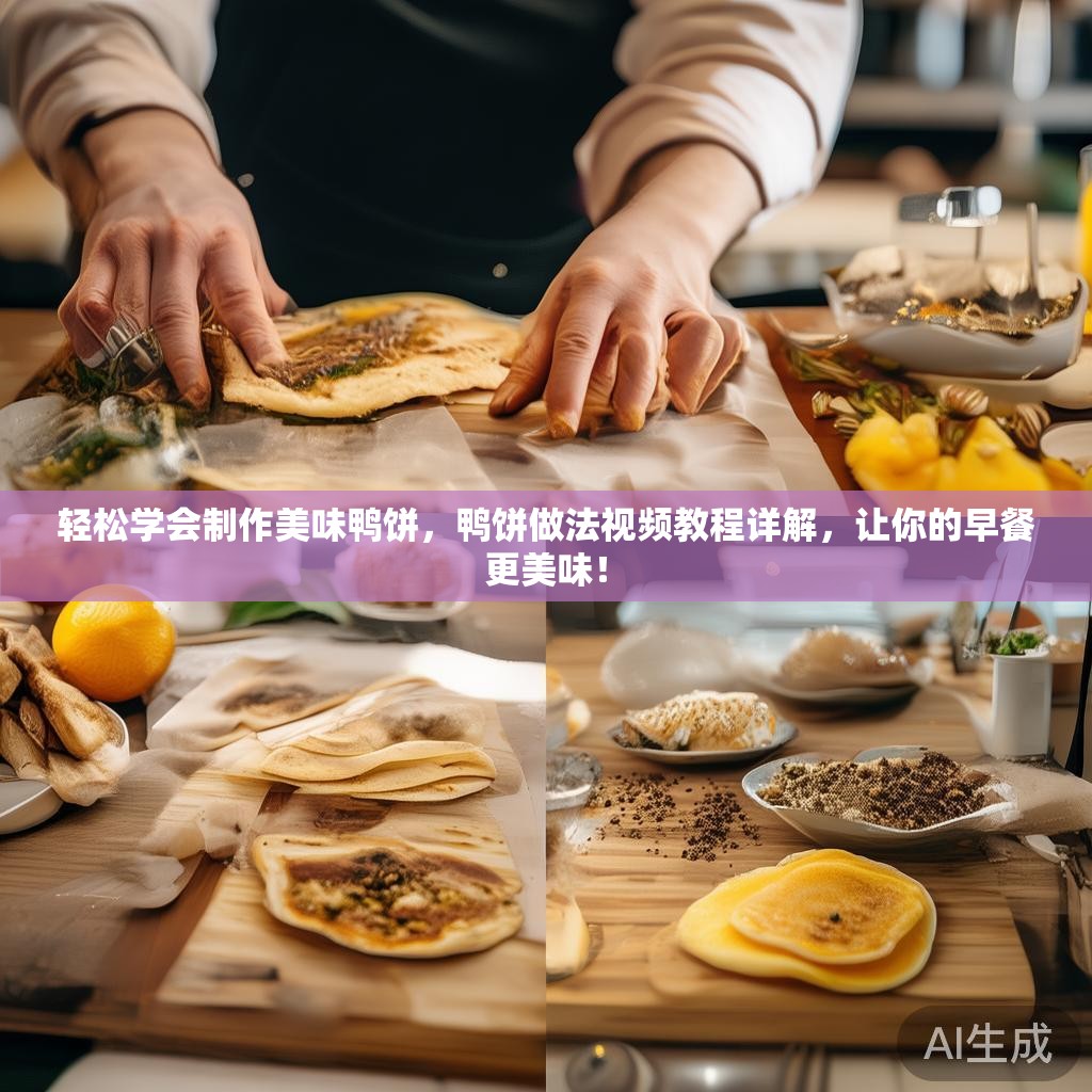 轻松学会制作美味鸭饼，鸭饼做法视频教程详解，让你的早餐更美味！