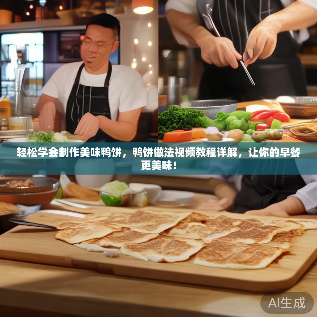 轻松学会制作美味鸭饼，鸭饼做法视频教程详解，让你的早餐更美味！