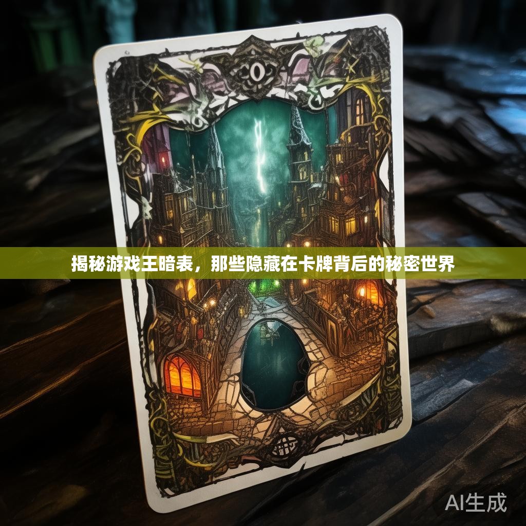 揭秘游戏王暗表，那些隐藏在卡牌背后的秘密世界