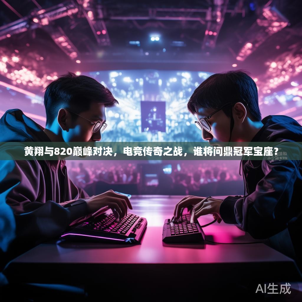 黄翔与820巅峰对决，电竞传奇之战，谁将问鼎冠军宝座？