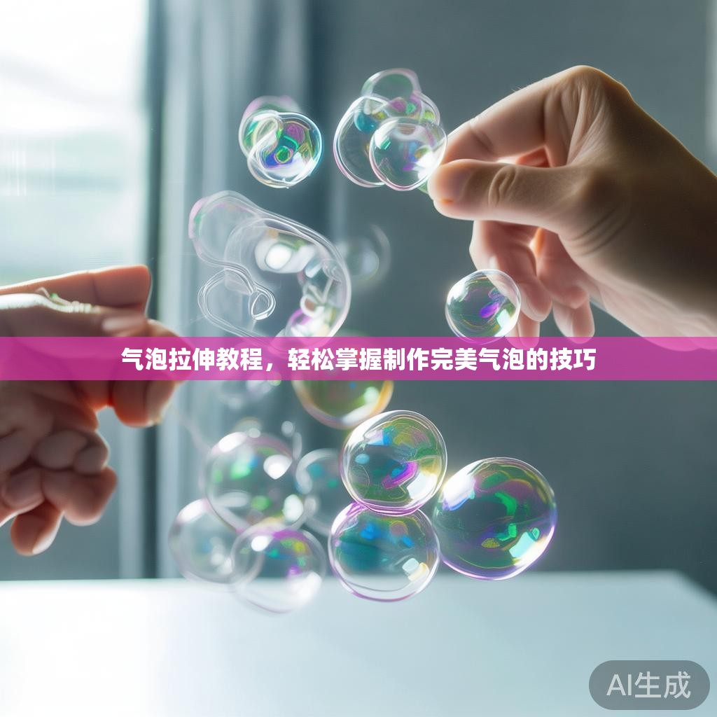 气泡拉伸教程，轻松掌握制作完美气泡的技巧