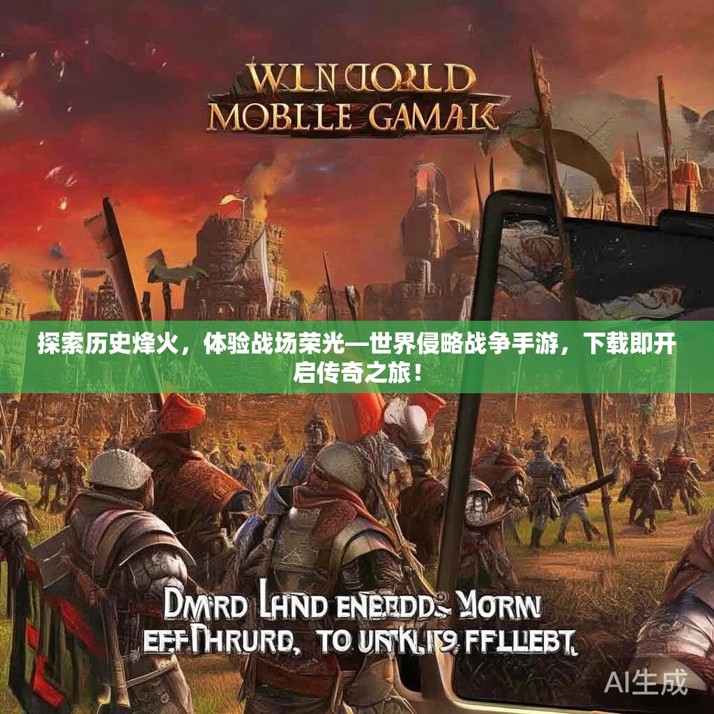 探索历史烽火，体验战场荣光—世界侵略战争手游，下载即开启传奇之旅！