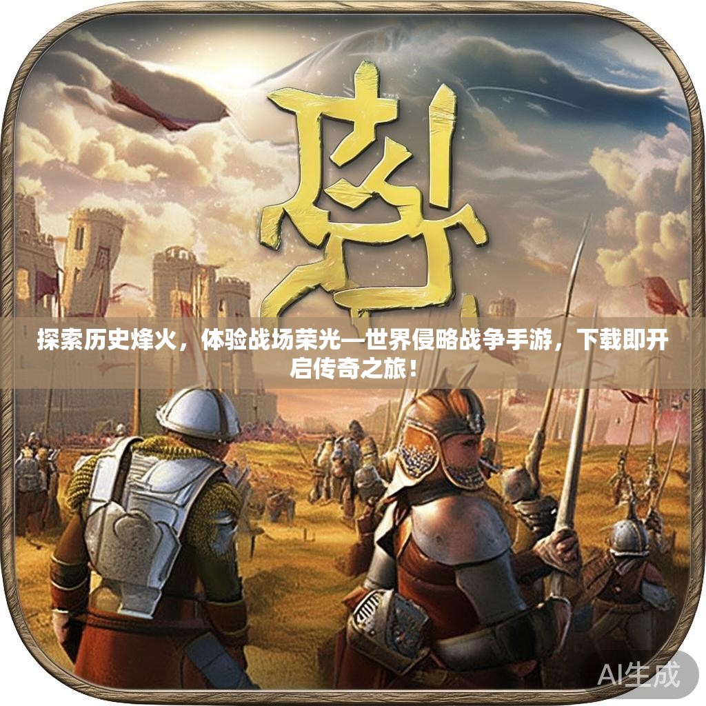探索历史烽火，体验战场荣光—世界侵略战争手游，下载即开启传奇之旅！