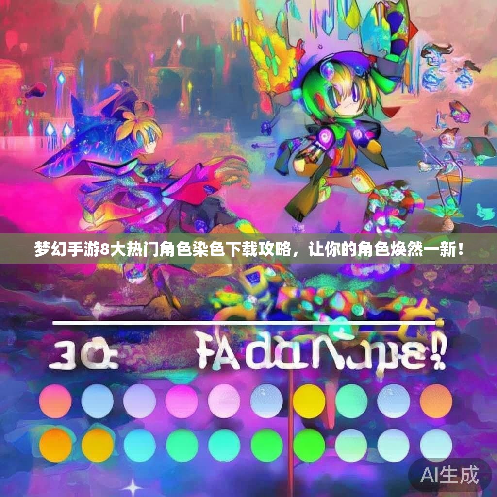 梦幻手游8大热门角色染色下载攻略，让你的角色焕然一新！