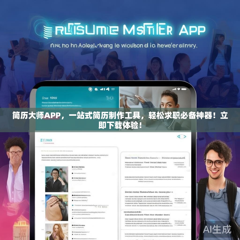 简历大师APP，一站式简历制作工具，轻松求职必备神器！立即下载体验！