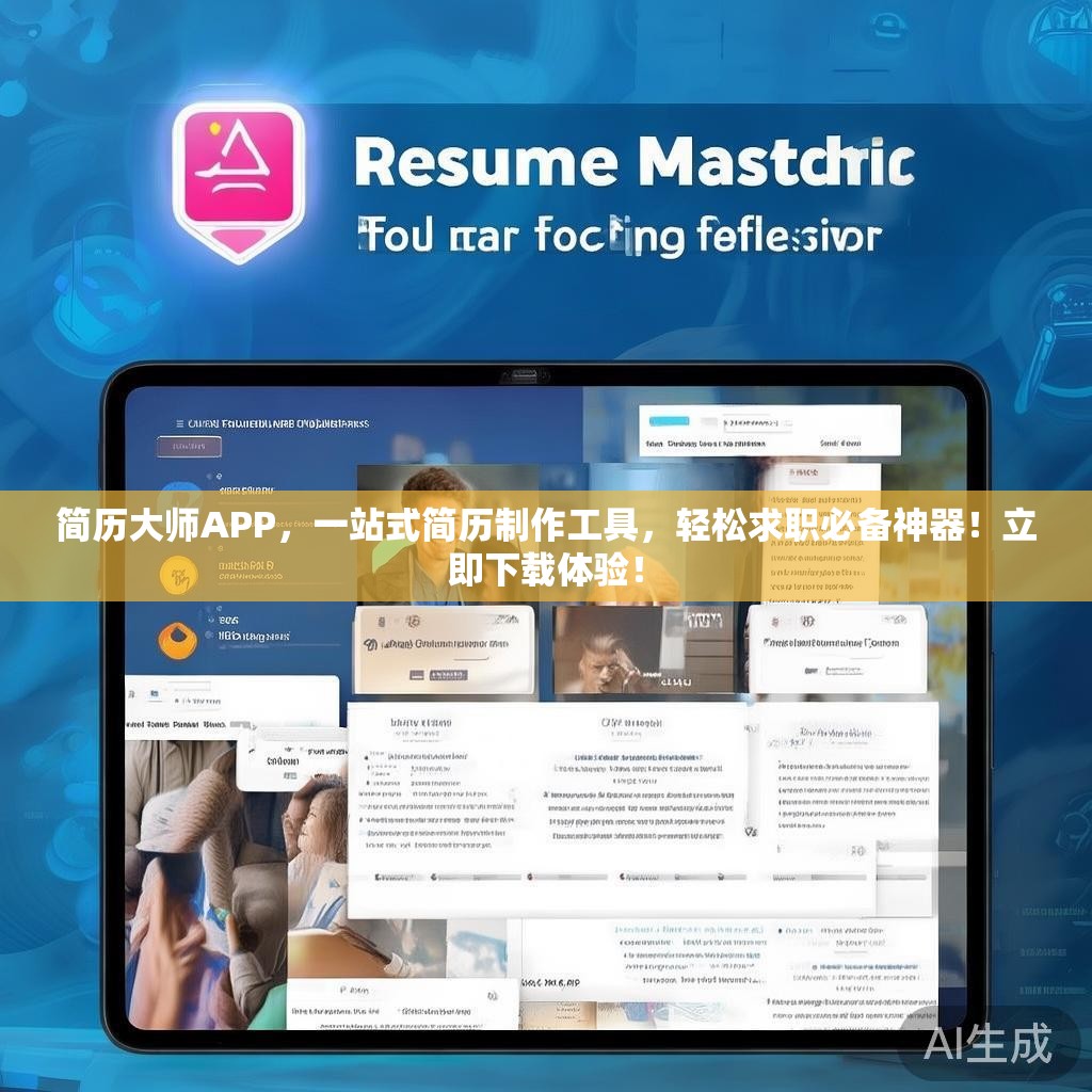 简历大师APP，一站式简历制作工具，轻松求职必备神器！立即下载体验！