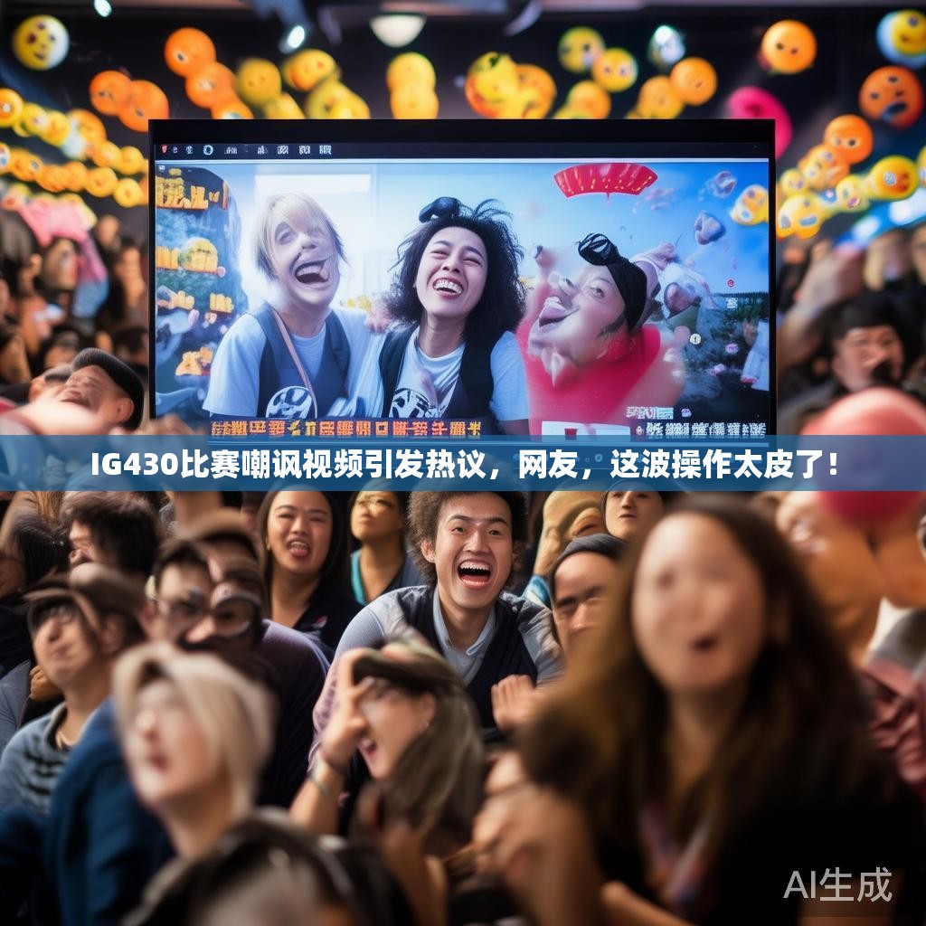 IG430比赛嘲讽视频引发热议，网友，这波操作太皮了！